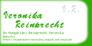 veronika reinprecht business card